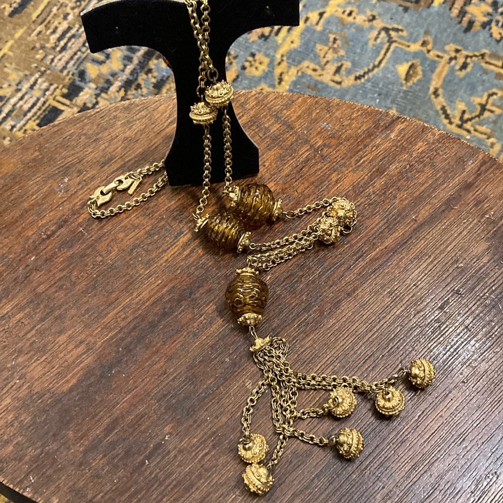D’Orlan Beautiful Vintage Tassel Necklace